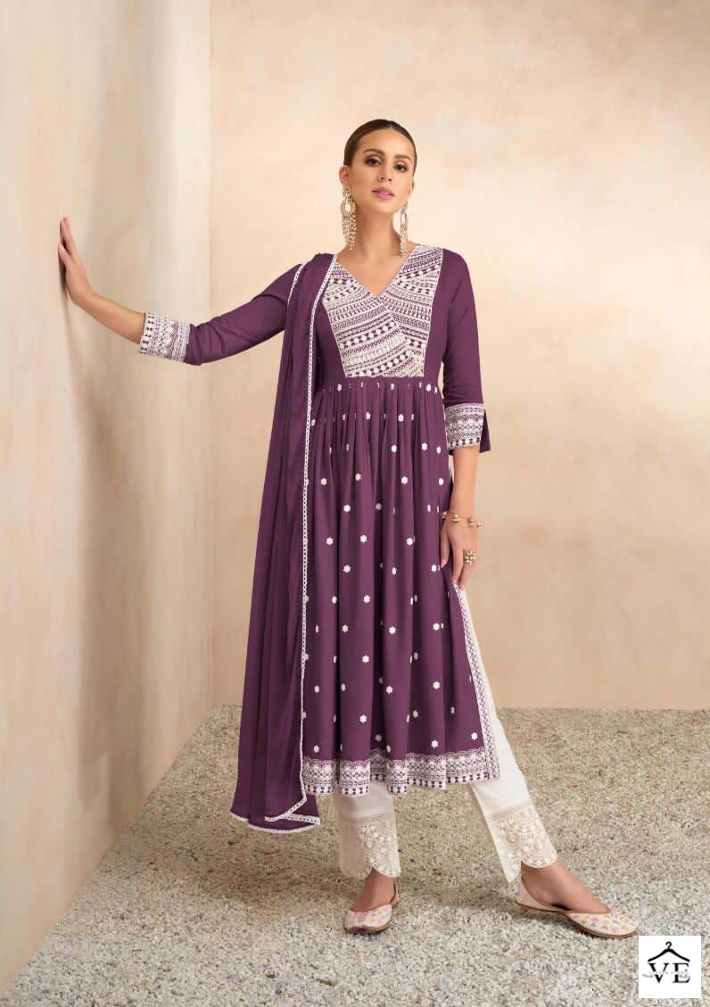 Vamika Aadhira Vol 4 Rayon Wholesale Readymade Salwar Suit Catalog — Wholesale Salwar Suits, MPA wholesale from Surat - Gallery Image 5