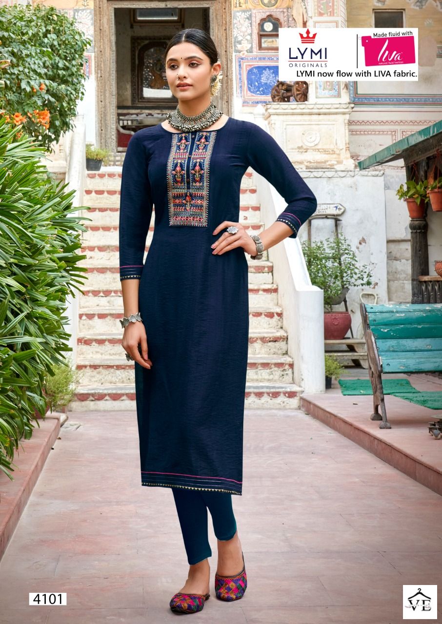 Rangoon Aaina Vol 4 Pure Viscose Wholesale Kurtis Catalog — Wholesale Kurtis, MPA wholesale from Surat — view 6