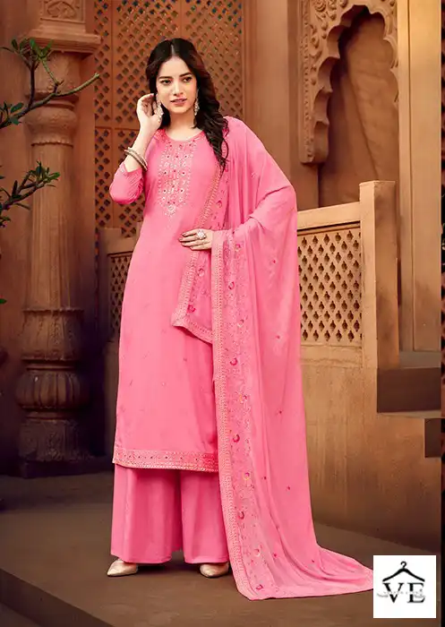 Kalarang Aakarsh Jam Silk Cotton Wholesale Salwar Suit Catalog - Image 5