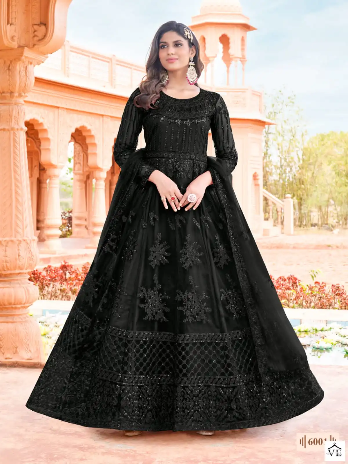 Twisha Aanaya 6000 Series Net Wholesale Anarkali Salwar Suit Catalog — Wholesale Salwar Suits, MPA wholesale from Surat - Gallery Image 4