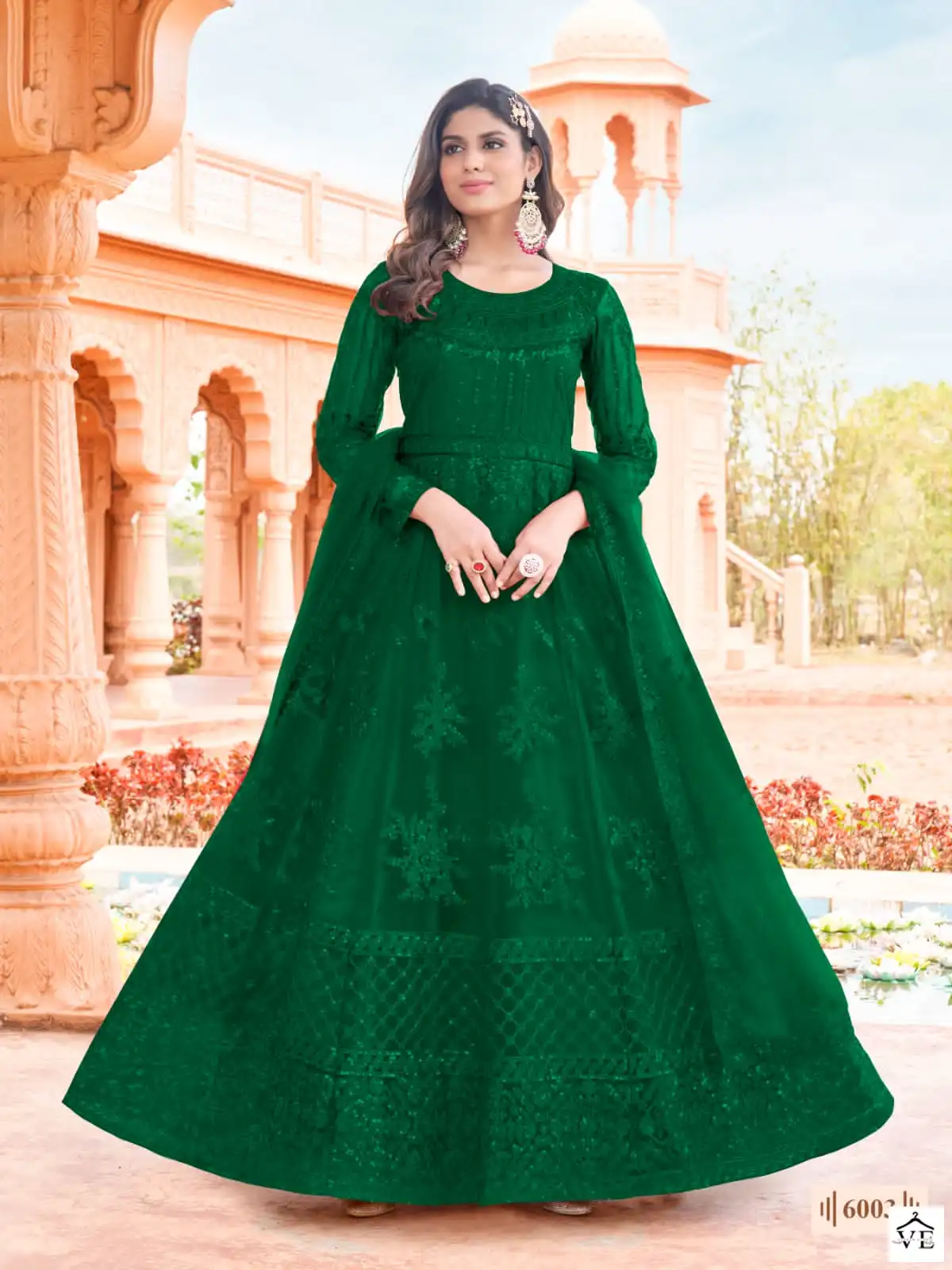 Twisha Aanaya 6000 Series Net Wholesale Anarkali Salwar Suit Catalog — Wholesale Salwar Suits, MPA wholesale from Surat - Gallery Image 2