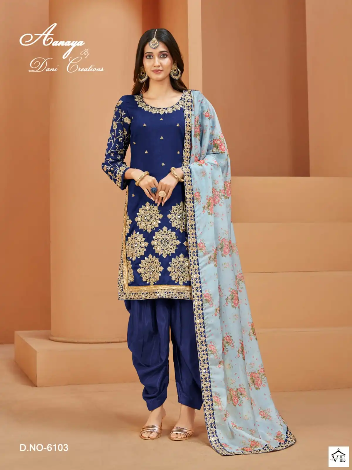 Twisha Aanaya Vol-161 Art Silk Wholesale Patiala Salwar Suit Catalog — Wholesale Salwar Suits, MPA wholesale from Surat - Gallery Image 4