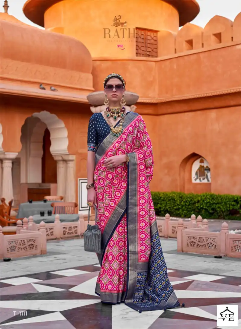Rath Aarambh Soft Silk Wholesale Saree Catalog — Wholesale Sarees, MPA wholesale from Surat - Gallery Image 12