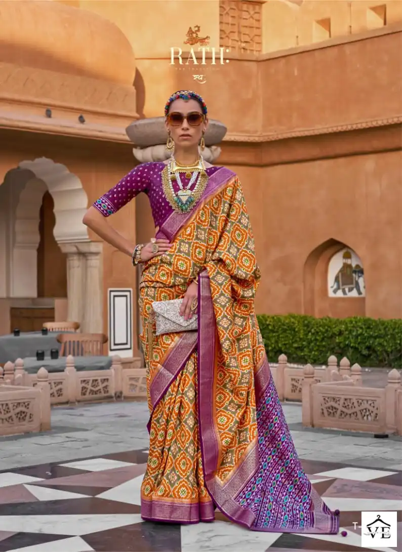 Rath Aarambh Soft Silk Wholesale Saree Catalog — Wholesale Sarees, MPA wholesale from Surat - Gallery Image 3