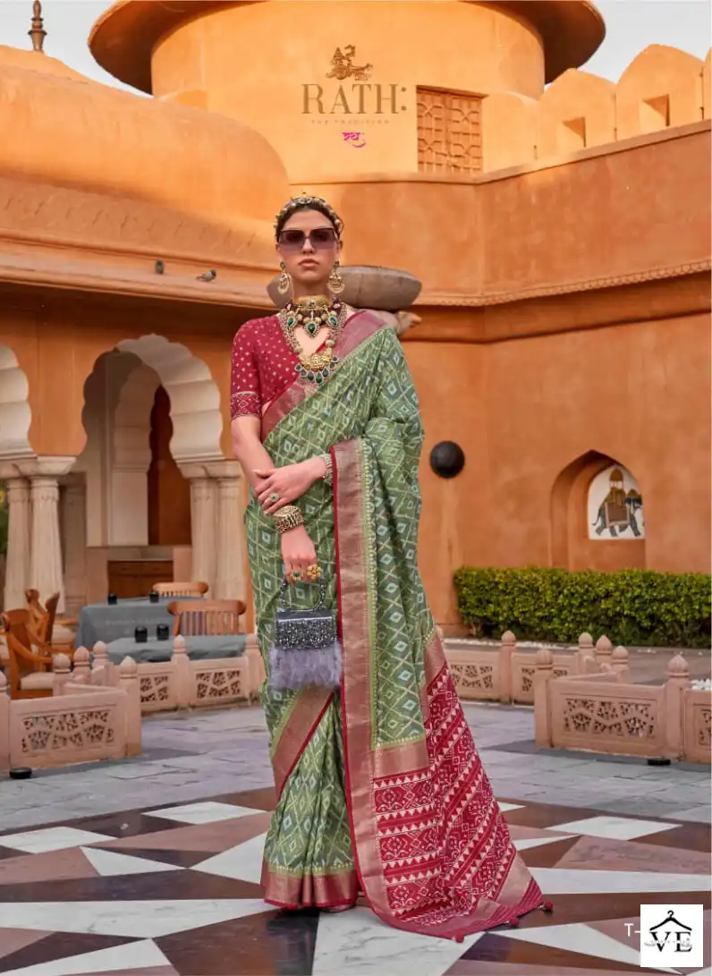 Rath Aarambh Soft Silk Wholesale Saree Catalog — Wholesale Sarees, MPA wholesale from Surat - Gallery Image 4