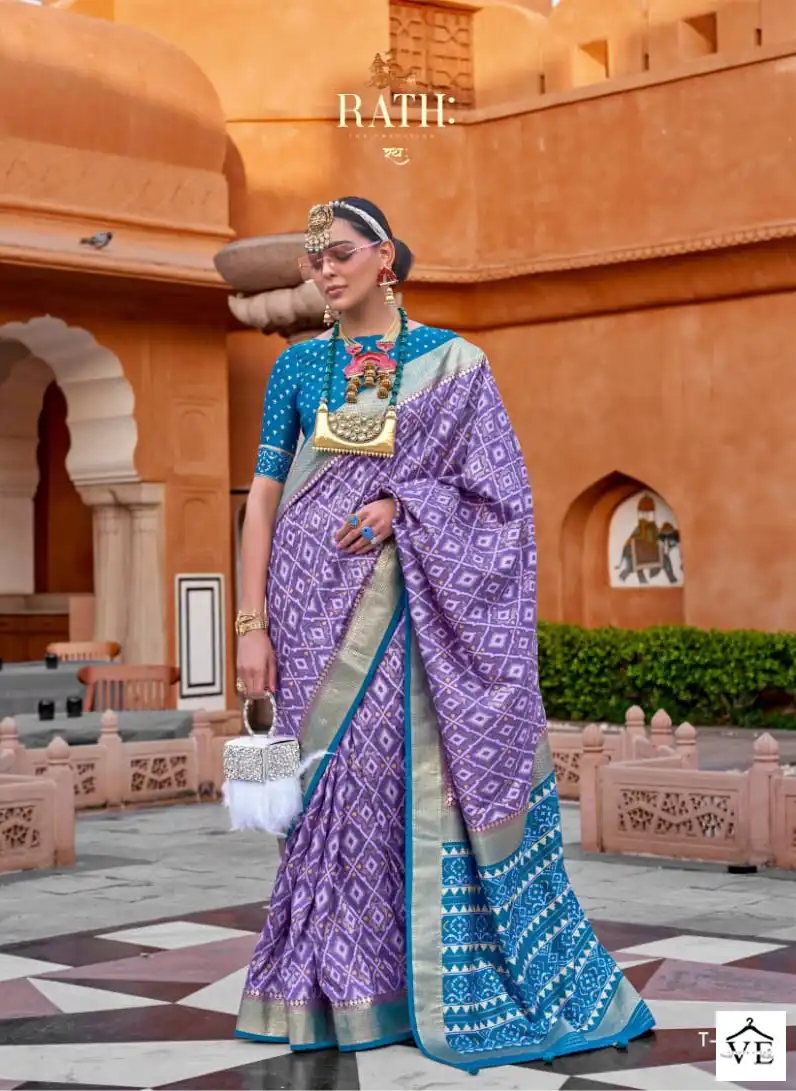 Rath Aarambh Soft Silk Wholesale Saree Catalog — Wholesale Sarees, MPA wholesale from Surat - Gallery Image 5
