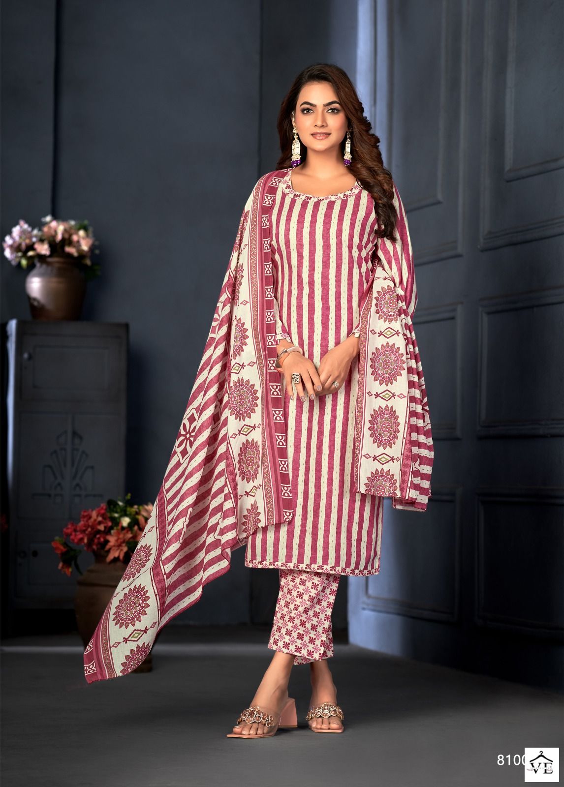Skt Aarohi Vol 3 Pure Cotton Wholesale Salwar Suit Catalog — Wholesale Salwar Suits, MPA wholesale from Surat - Gallery Image 3