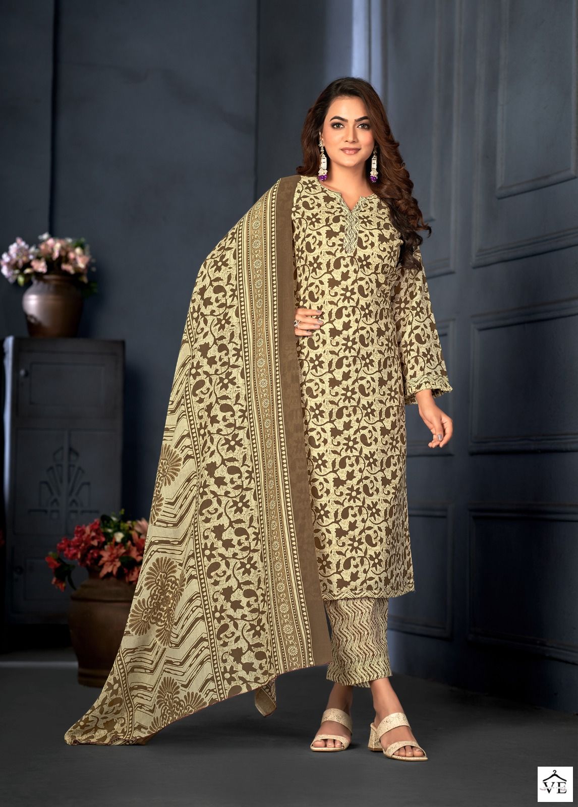 Skt Aarohi Vol 3 Pure Cotton Wholesale Salwar Suit Catalog — Wholesale Salwar Suits, MPA wholesale from Surat - Gallery Image 5