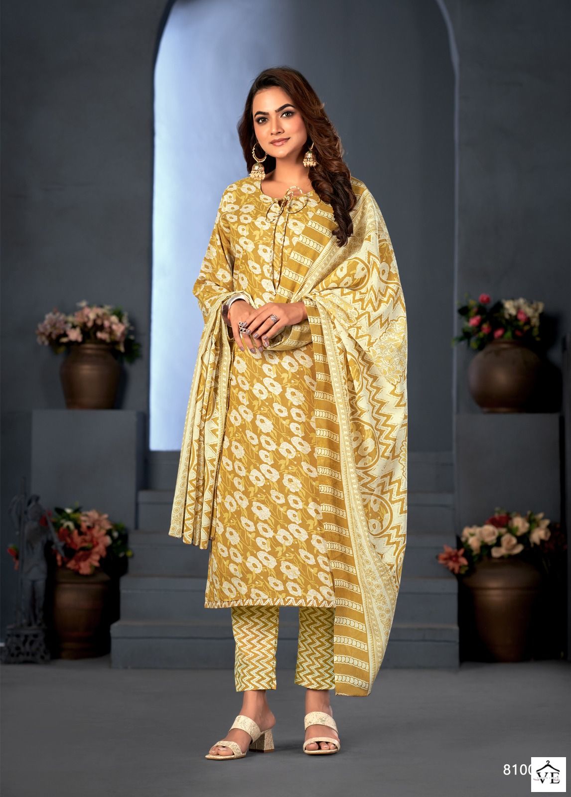 Skt Aarohi Vol 3 Pure Cotton Wholesale Salwar Suit Catalog — Wholesale Salwar Suits, MPA wholesale from Surat - Gallery Image 6