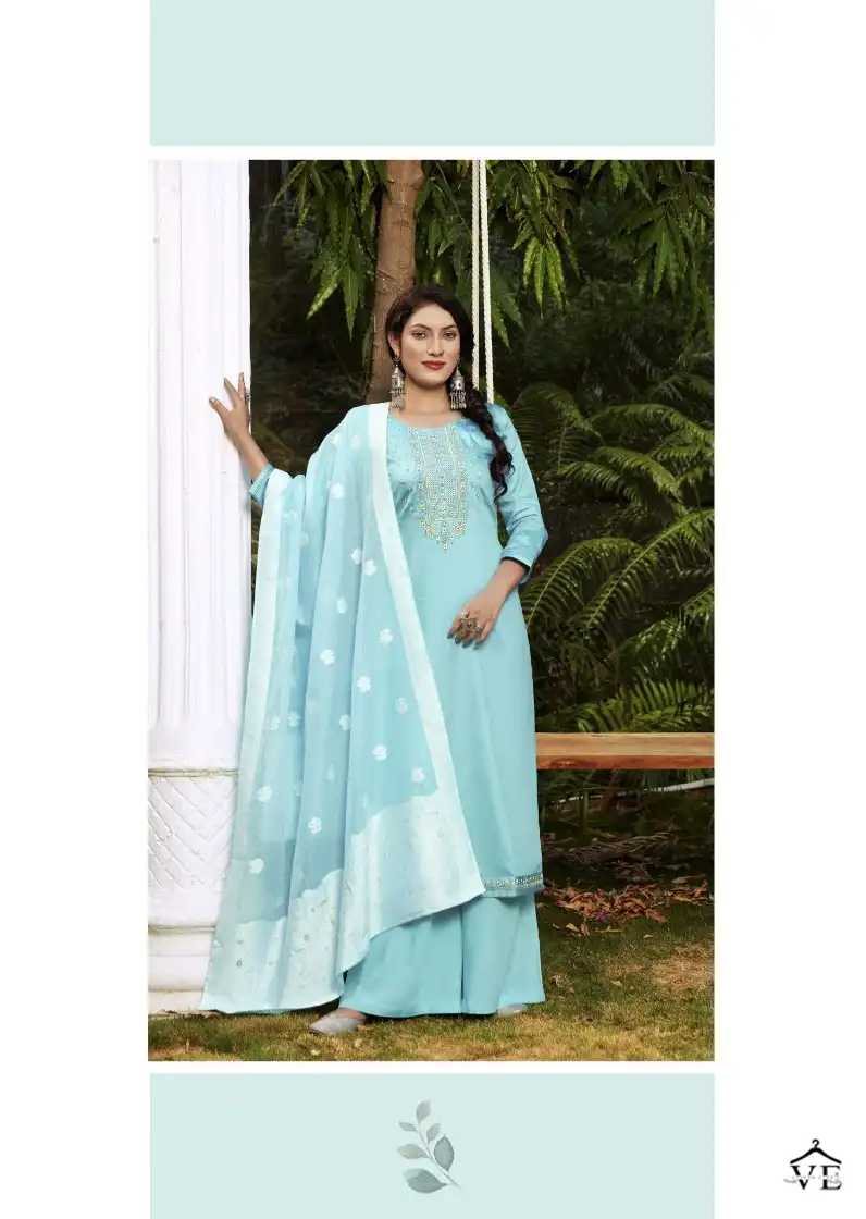Kalarang Aas Jam Silk Wholesale Salwar Suit Catalog — Wholesale Salwar Suits, MPA wholesale from Surat - Gallery Image 4