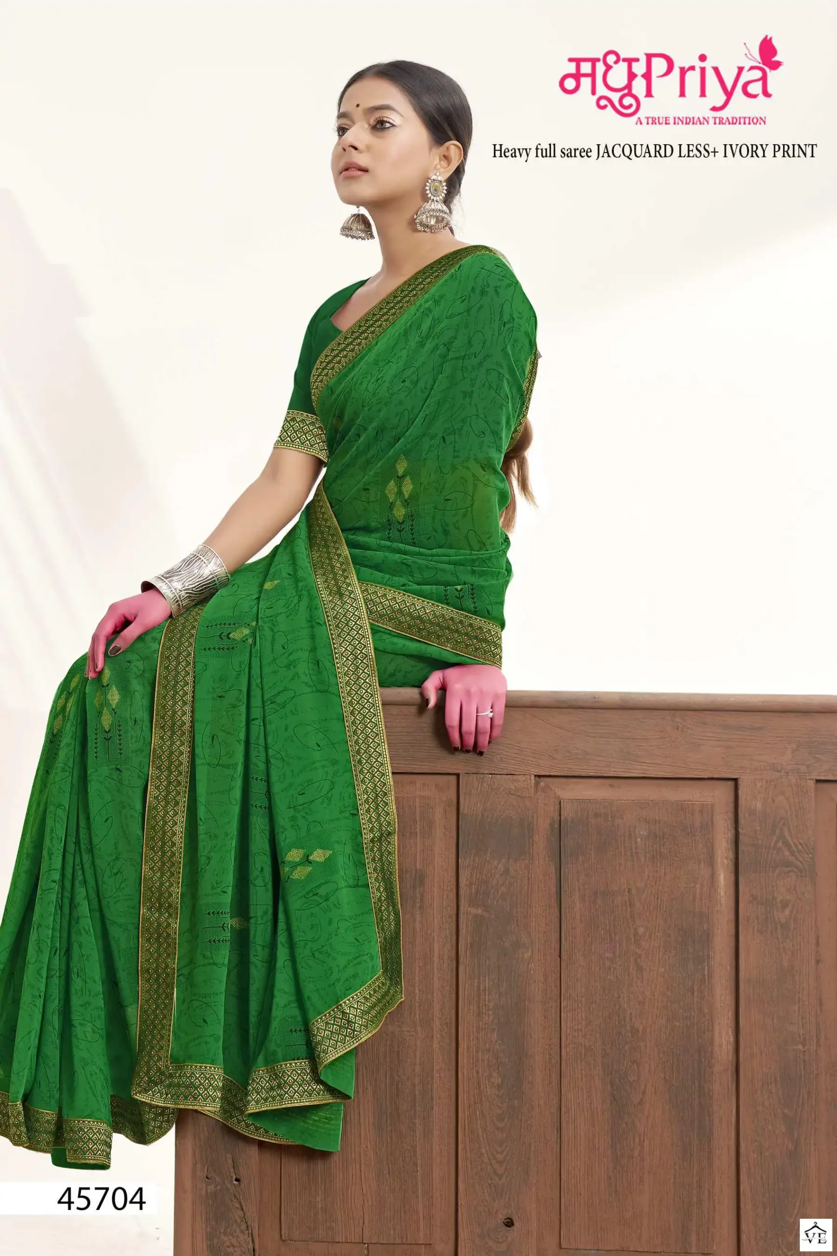Madhupriya Aashiyana Georgette Wholesale Saree Catalog — Wholesale Sarees, MPA wholesale from Surat — view 4