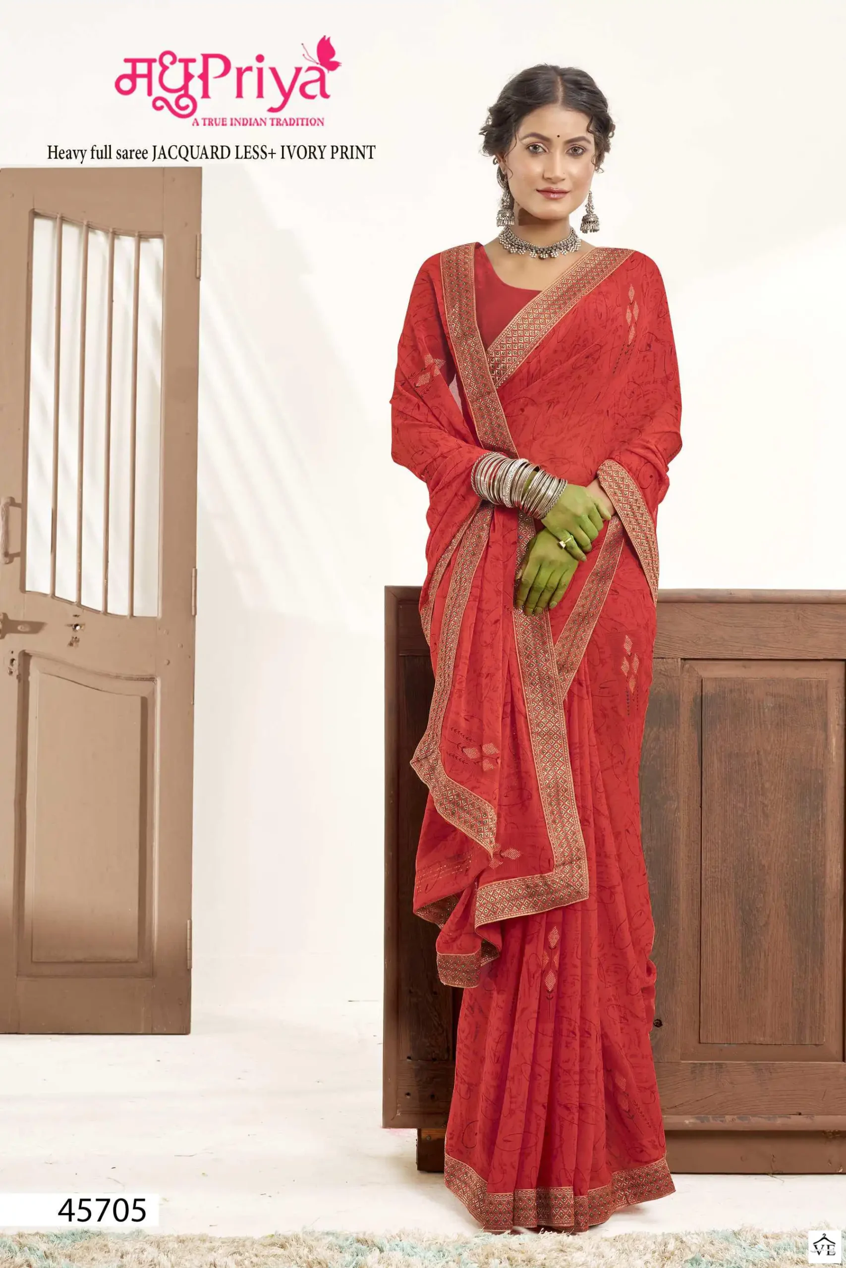 Madhupriya Aashiyana Georgette Wholesale Saree Catalog — Wholesale Sarees, MPA wholesale from Surat — view 5