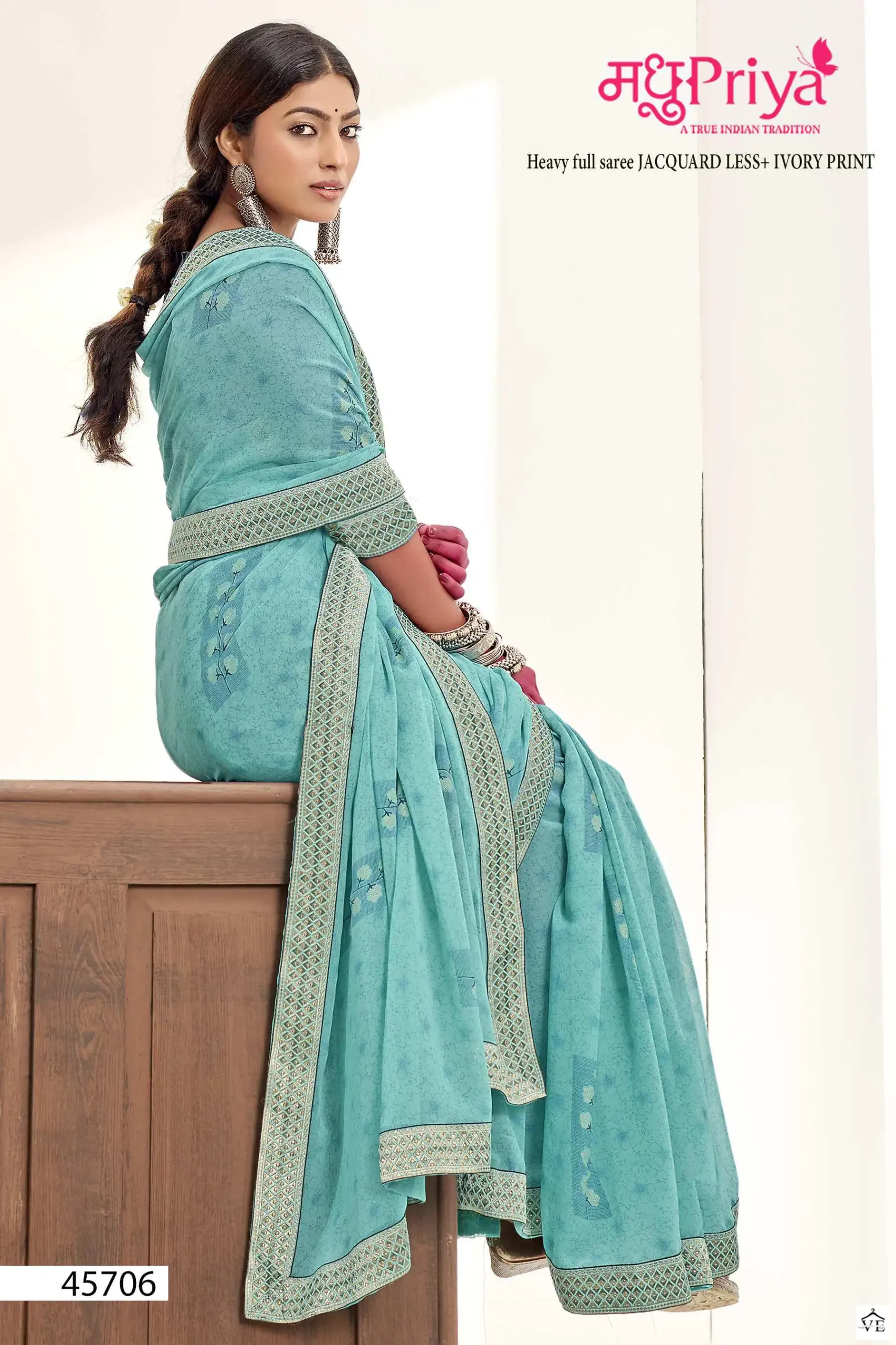 Madhupriya Aashiyana Georgette Wholesale Saree Catalog — Wholesale Sarees, MPA wholesale from Surat — view 6