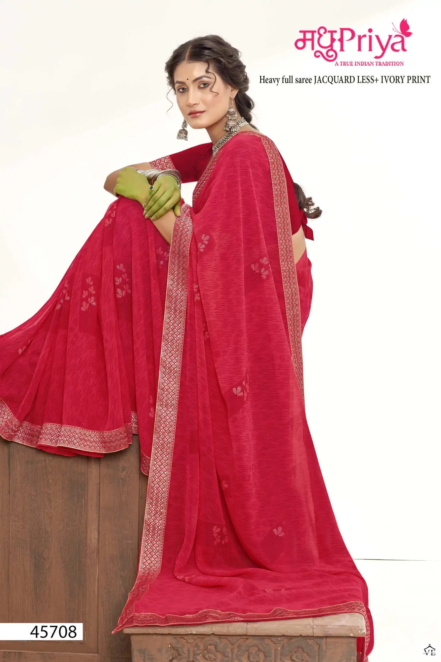 Madhupriya Aashiyana Georgette Wholesale Saree Catalog — Wholesale Sarees, MPA wholesale from Surat — view 7