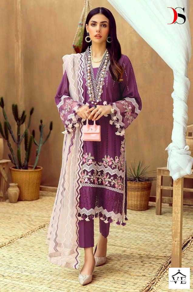 Deepsy Suits Adans Libas Lawn 2023 Cambric Cotton Wholesale Pakistani Salwar Suit Catalog — Wholesale Salwar Suits, MPA wholesale from Surat — view 4