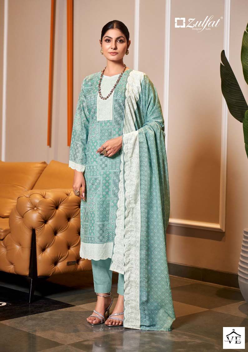 Zulfat Designer Afsana Vol 3 Cotton Wholesale Pakistani Salwar Suit Catalog — Wholesale Salwar Suits, MPA wholesale from Surat - Gallery Image 10