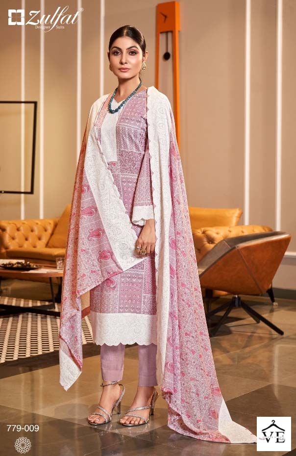 Zulfat Designer Afsana Vol 3 Cotton Wholesale Pakistani Salwar Suit Catalog — Wholesale Salwar Suits, MPA wholesale from Surat - Gallery Image 8