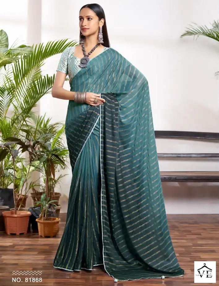 Right Women Akshara Dull Moss Wholesale Saree Catalog — Wholesale Sarees, MPA wholesale from Surat — view 1