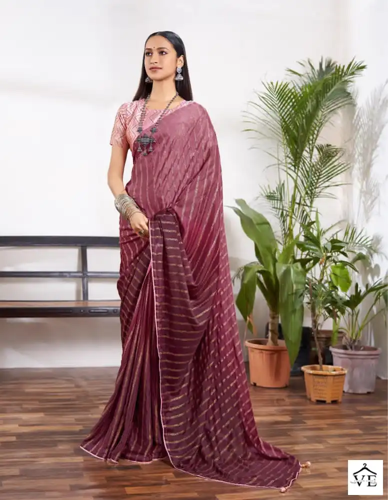 Right Women Akshara Dull Moss Wholesale Saree Catalog — Wholesale Sarees, MPA wholesale from Surat - Gallery Image 4