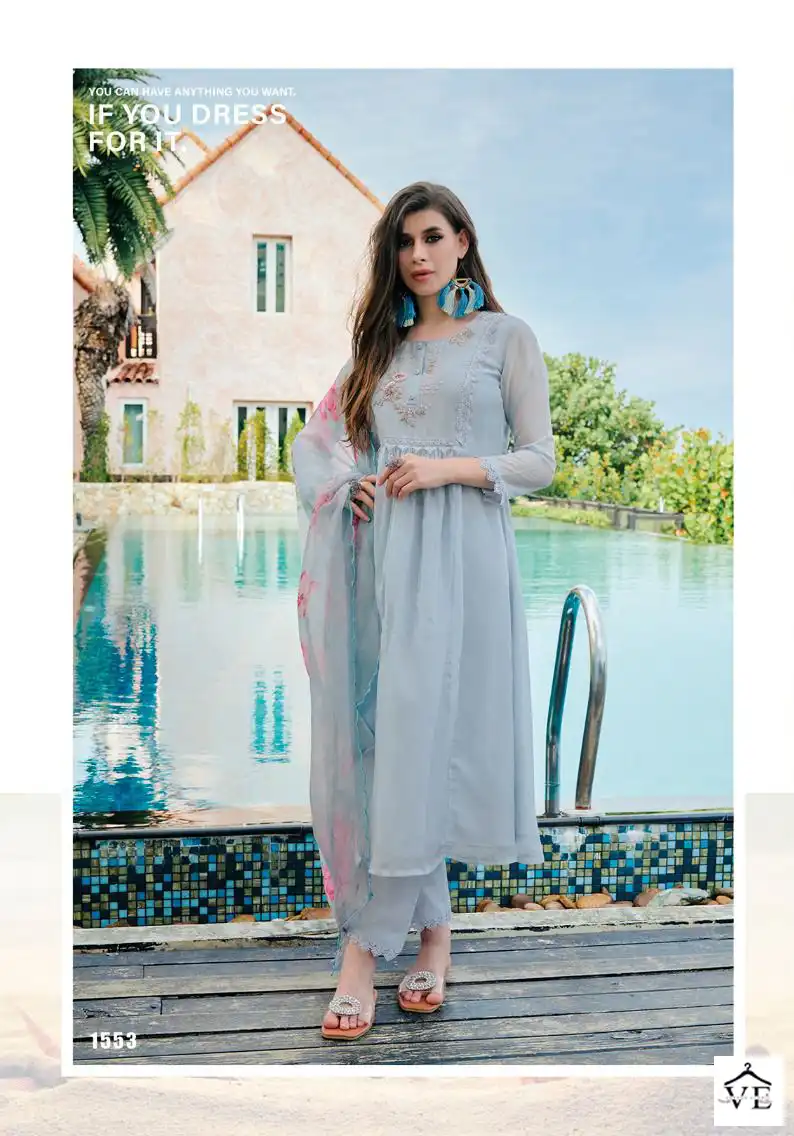 Zaveri Alaya Heavy Organza Wholesale Readymade Suits Catalog — Wholesale Salwar Suits, MPA wholesale from Surat - Gallery Image 2