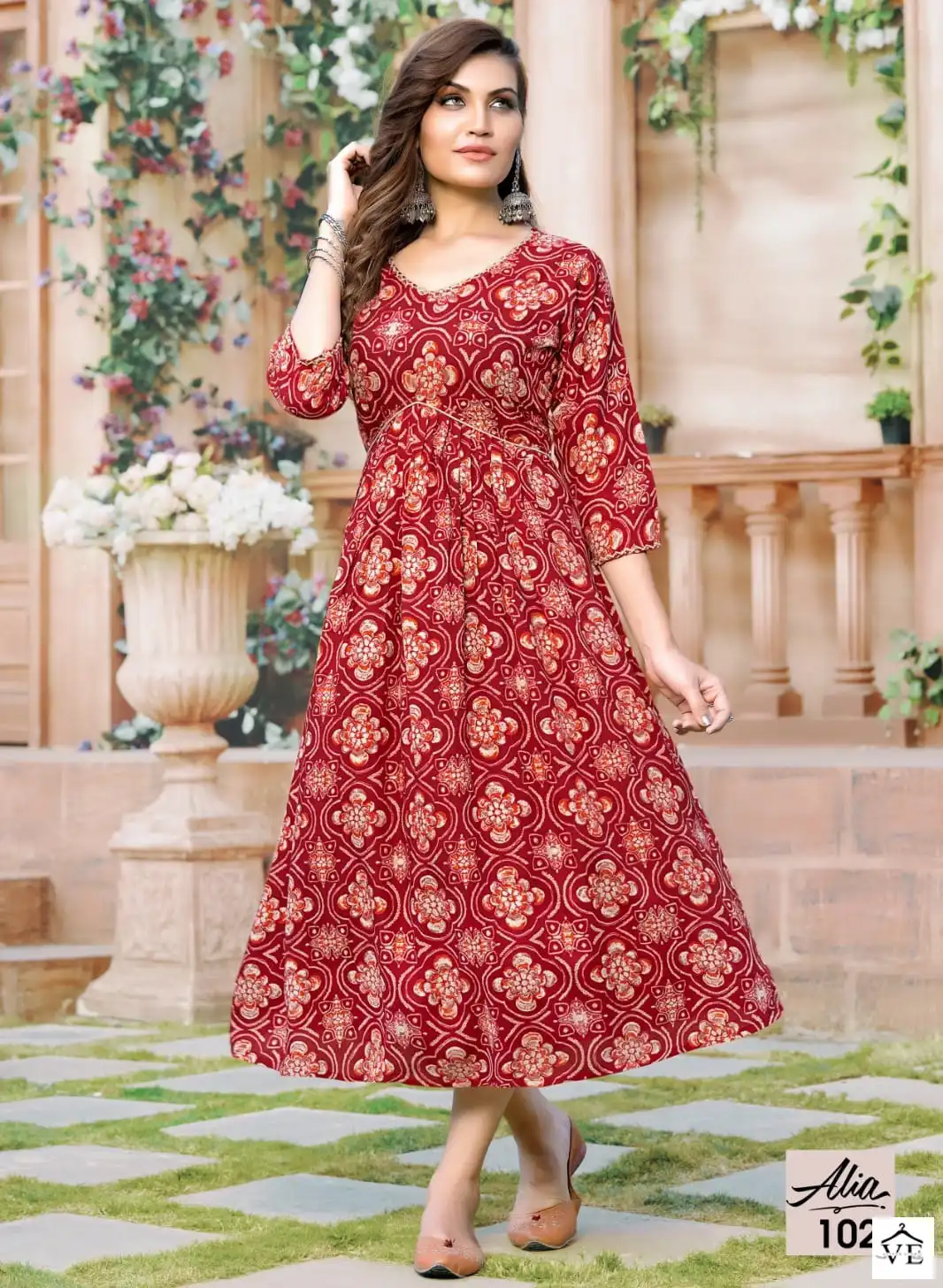 Hirwa Alia Heavy Rayon Wholesale Kurti Catalog — Wholesale Kurtis, MPA wholesale from Surat — view 1