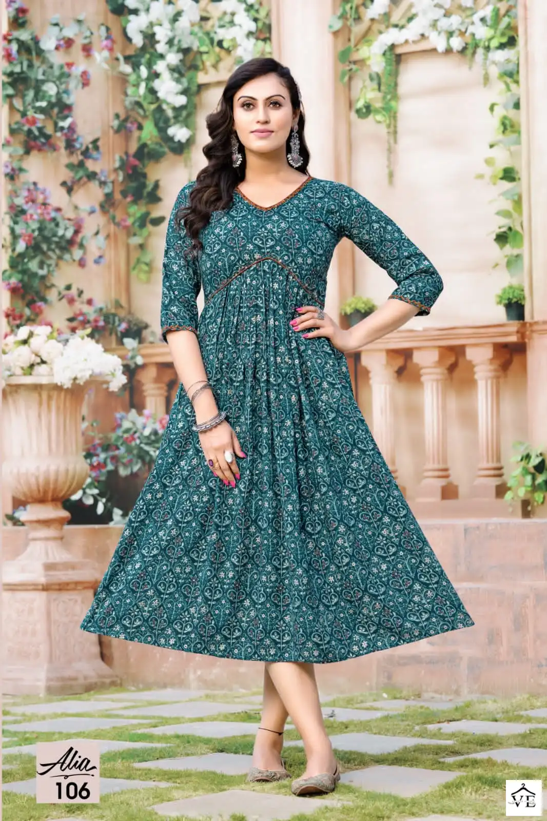 Hirwa Alia Heavy Rayon Wholesale Kurti Catalog — Wholesale Kurtis, MPA wholesale from Surat - Gallery Image 7