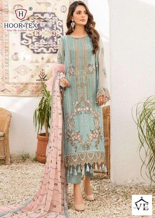 Al_Khushbu Dno119 Georgette Wholesale Pakistani Salwar Suit Catalog — Wholesale Salwar Suits, MPA wholesale from Surat — view 1