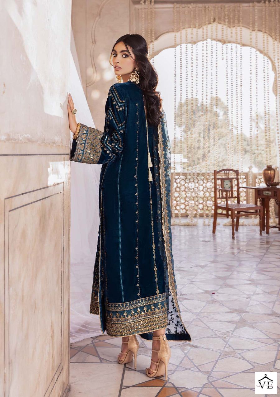 Al_Khushbu Dno 4015 Georgette Wholesale Pakistani Salwar Suit Catalog — Wholesale Salwar Suits, MPA wholesale from Surat — view 4