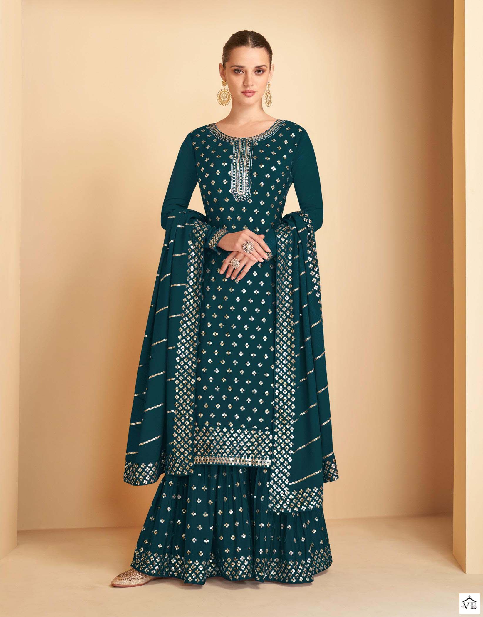Gulkayra Amber Chinon Wholesale Designer Salwar Suit Catalog — Wholesale Salwar Suits, MPA wholesale from Surat - Gallery Image 2
