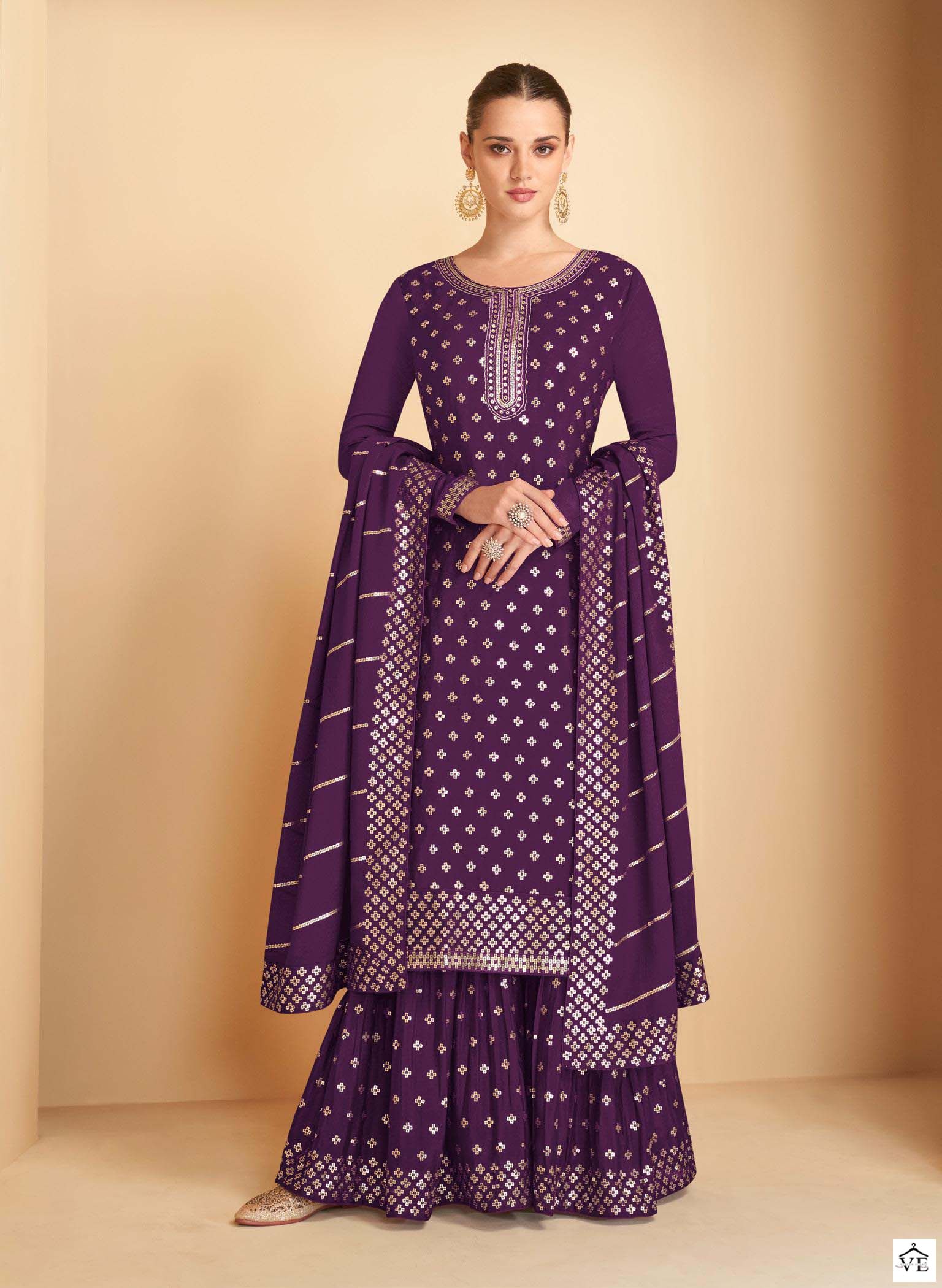 Gulkayra Amber Chinon Wholesale Designer Salwar Suit Catalog — Wholesale Salwar Suits, MPA wholesale from Surat - Gallery Image 3