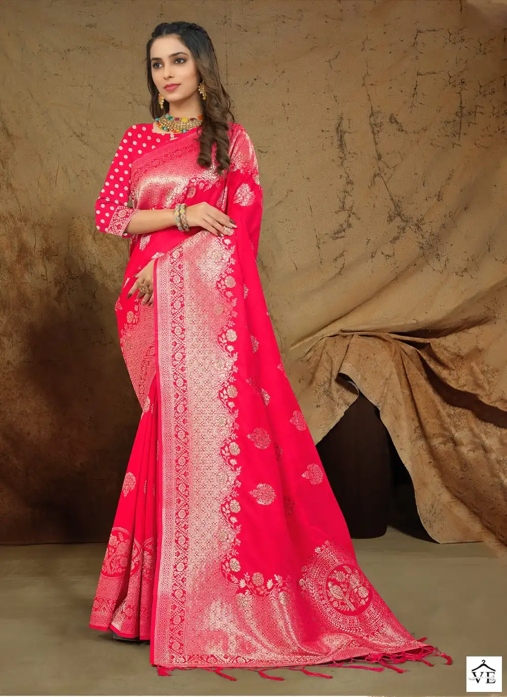 Sangam Amreeta Silk Banarasi Silk Wholesale Saree Catalog — Wholesale Sarees, MPA wholesale from Surat - Gallery Image 3
