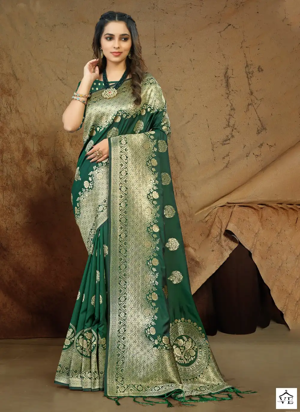 Sangam Amreeta Silk Banarasi Silk Wholesale Saree Catalog — Wholesale Sarees, MPA wholesale from Surat - Gallery Image 5