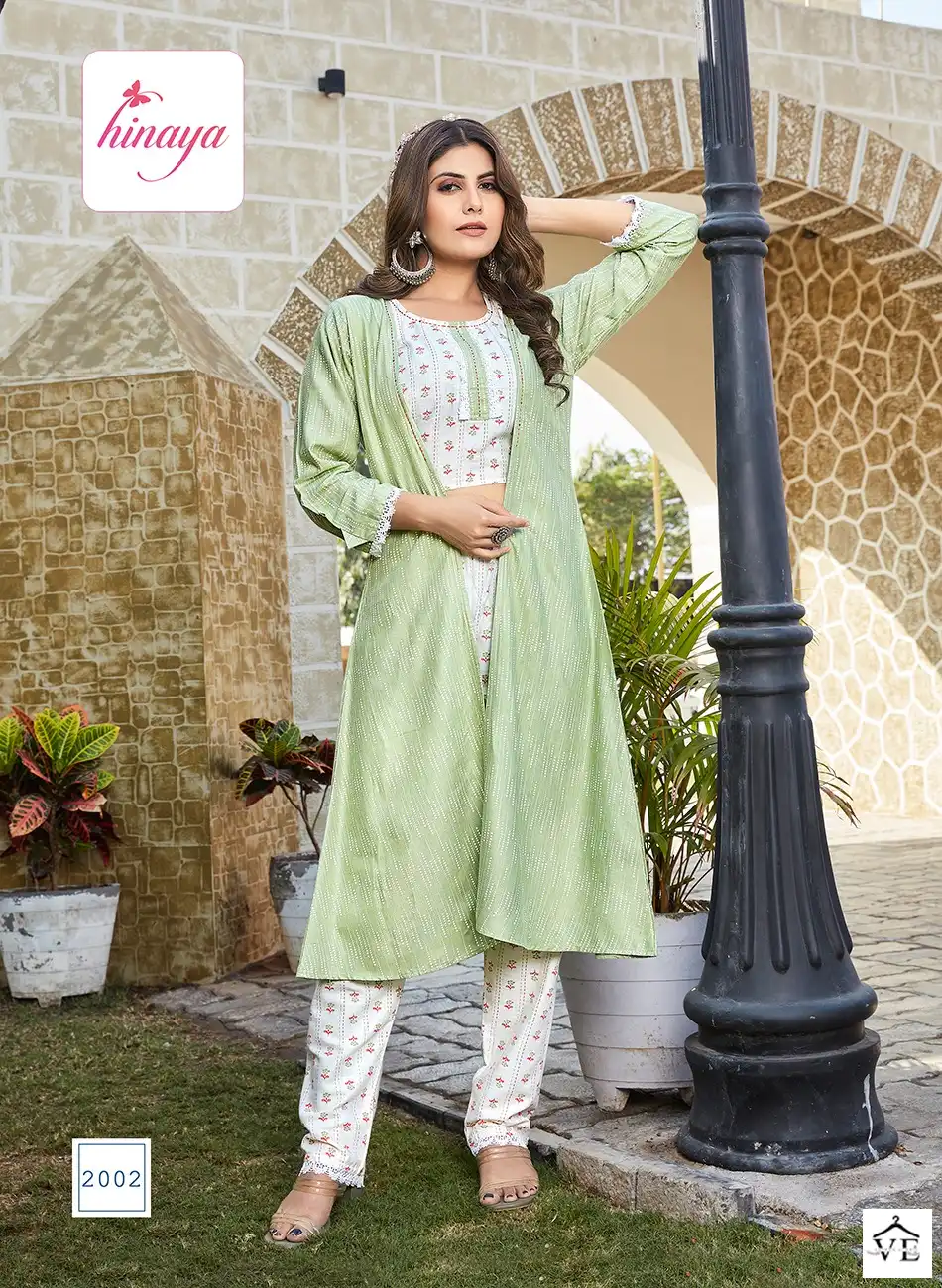 Hinaya Ananya Vol-1 Trendy Rayon Wholesale Jump Suits Catalog — Wholesale Kurtis, MPA wholesale from Surat - Gallery Image 5