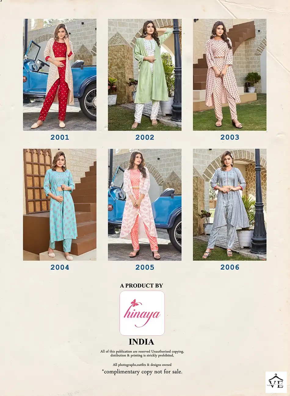 Hinaya Ananya Vol-1 Trendy Rayon Wholesale Jump Suits Catalog — Wholesale Kurtis, MPA wholesale from Surat — view 7