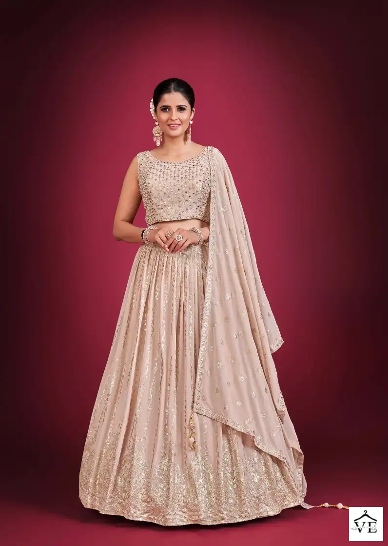 Dresstive Angelica Georgette Wholesale Readymade Lehenga Choli Catalog — Wholesale Lehenga, MPA wholesale from Surat — view 6