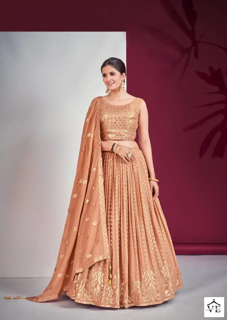 Dresstive Angelica Vol 2 Georgette Wholesale Readymade Lehenga Choli Catalog — Wholesale Lehenga, MPA wholesale from Surat — view 2