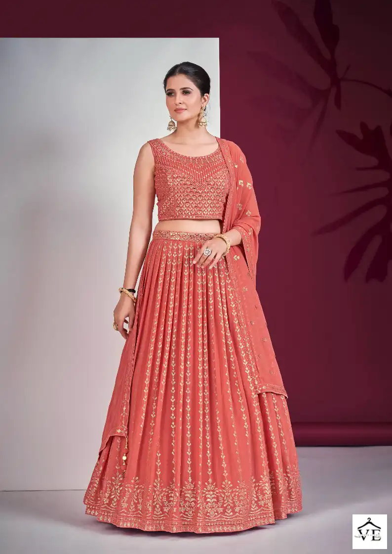 Dresstive Angelica Vol 2 Georgette Wholesale Readymade Lehenga Choli Catalog — Wholesale Lehenga, MPA wholesale from Surat — view 4