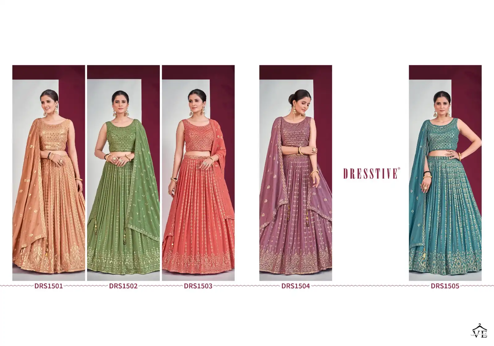 Dresstive Angelica Vol 2 Georgette Wholesale Readymade Lehenga Choli Catalog — Wholesale Lehenga, MPA wholesale from Surat — view 6