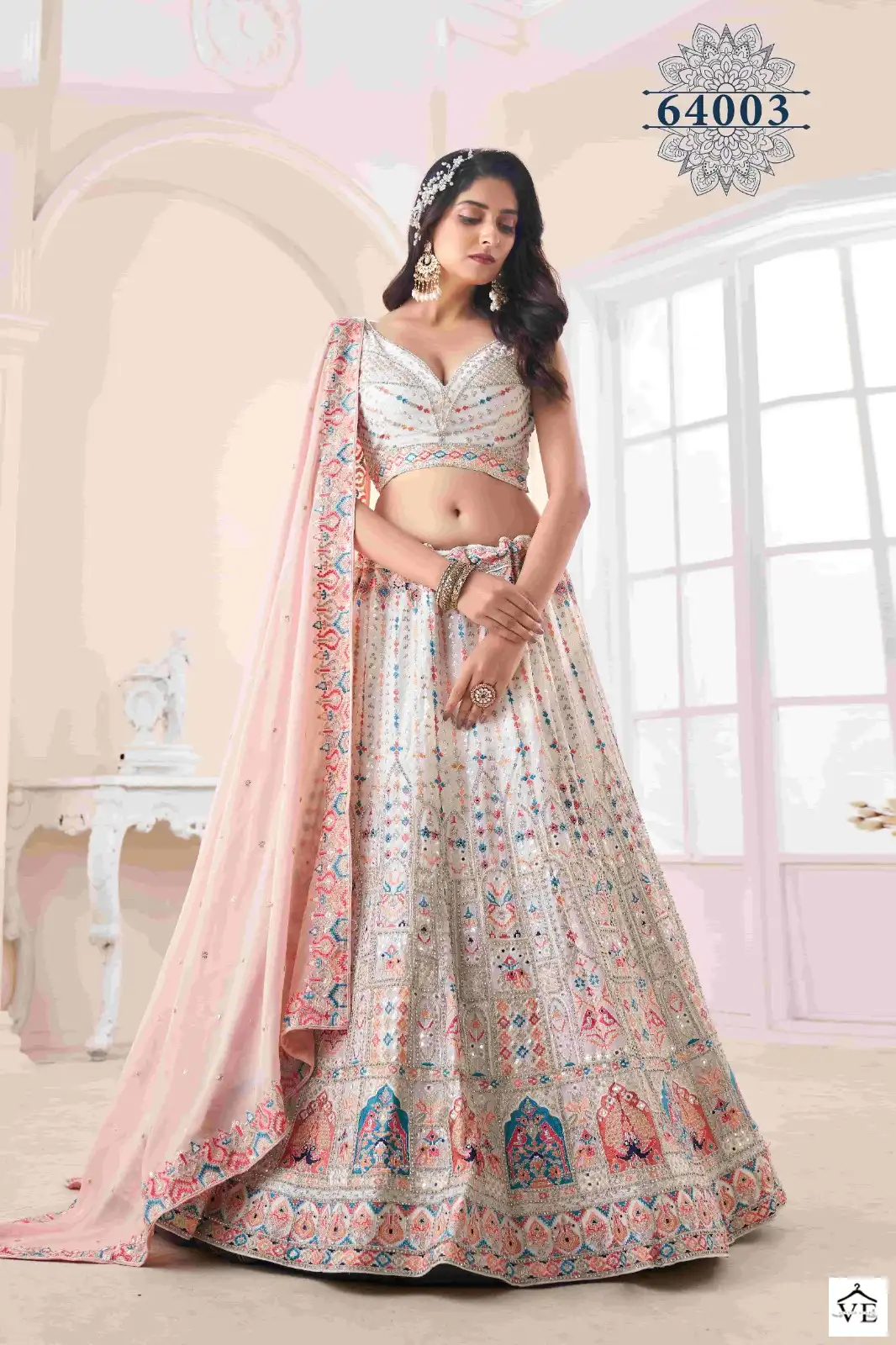 Arya Vol 46 Soft Net, Georgette Wholesale Bridal Lehenga Catalog — Wholesale Lehenga, MPA wholesale from Surat - Gallery Image 3
