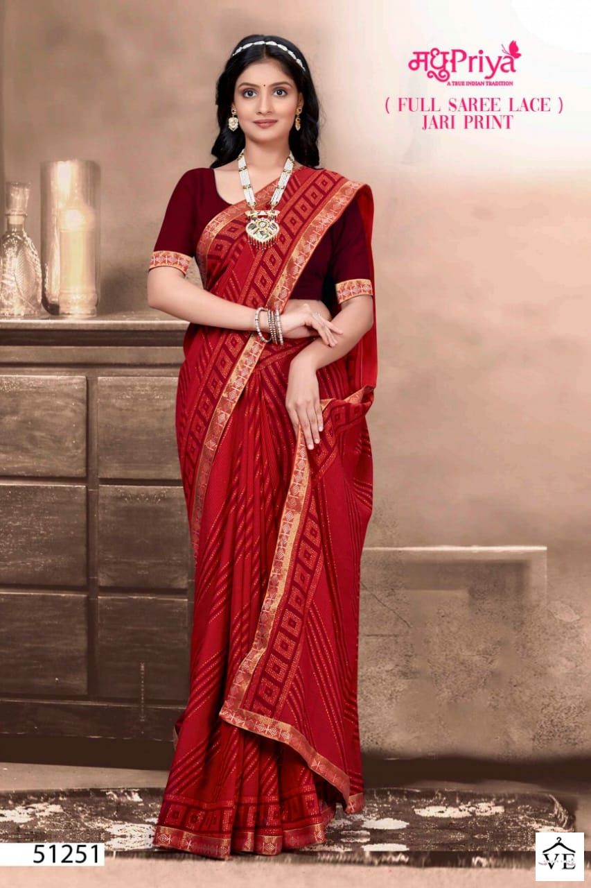 Madhupriya Atyasha Renial Wholesale Saree Catalog — Wholesale Sarees, MPA wholesale from Surat - Gallery Image 4