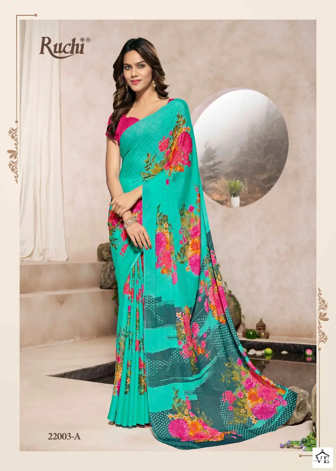 Ruchi Avantika Silk -2 Silk Georgette Wholesale Saree Catalog — Wholesale Sarees, MPA wholesale from Surat - Gallery Image 5