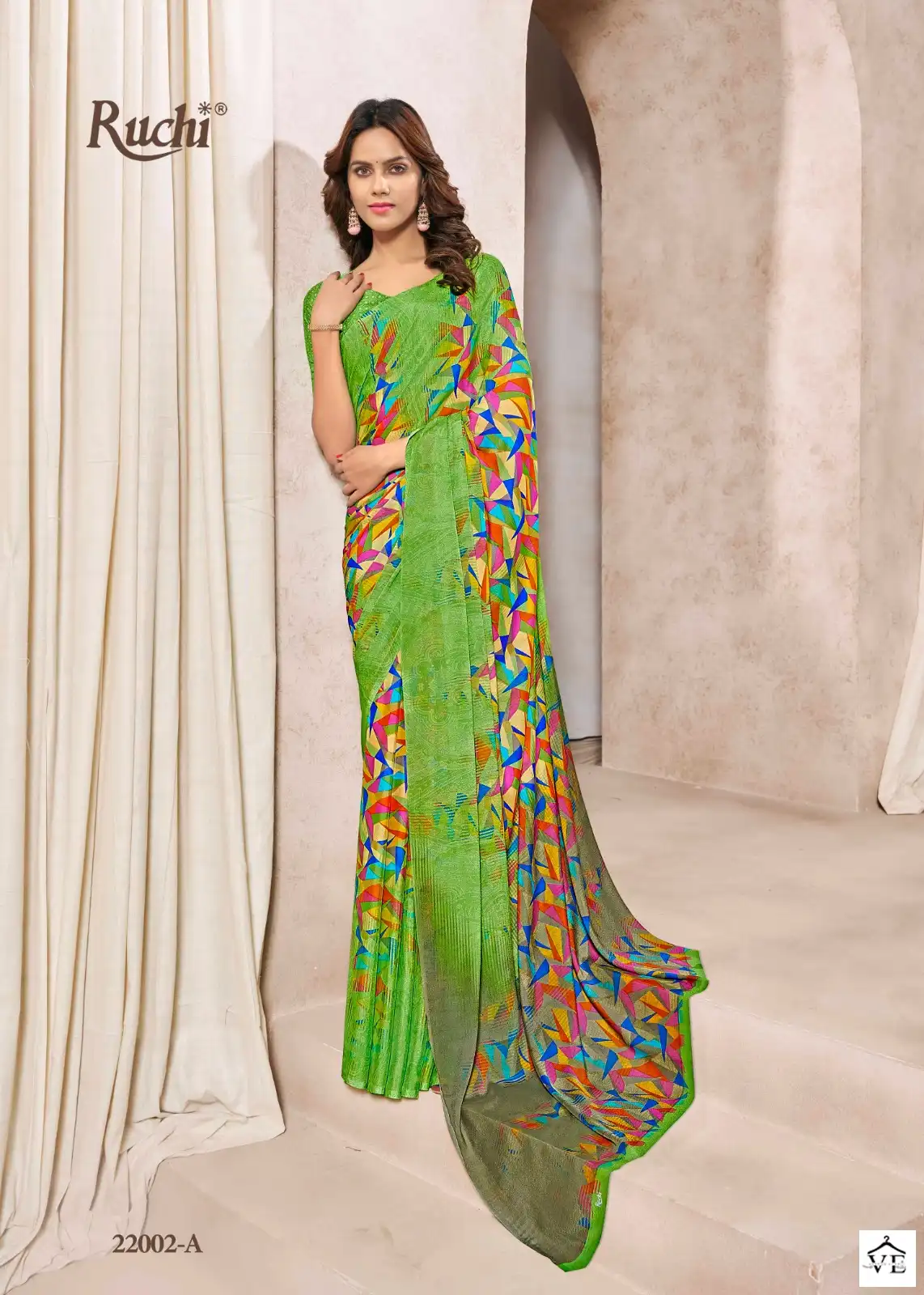 Ruchi Avantika Silk -2 Silk Georgette Wholesale Saree Catalog — Wholesale Sarees, MPA wholesale from Surat - Gallery Image 6