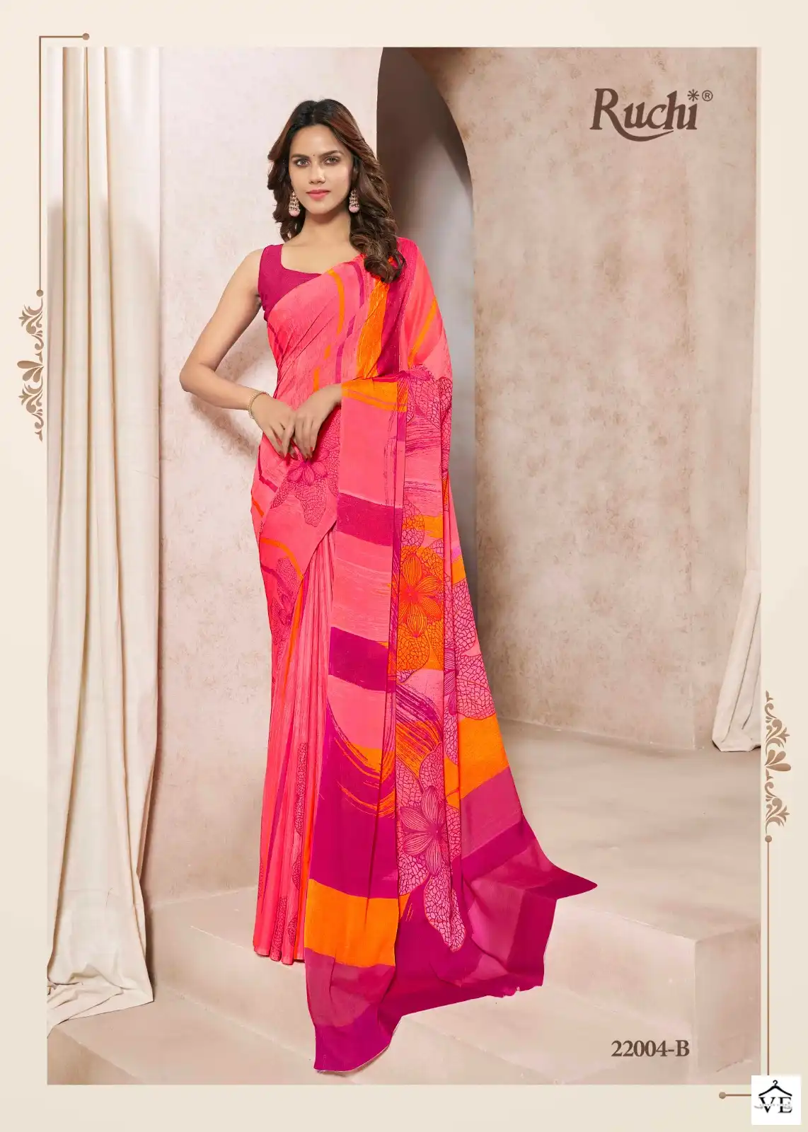 Ruchi Avantika Silk -2 Silk Georgette Wholesale Saree Catalog — Wholesale Sarees, MPA wholesale from Surat - Gallery Image 8