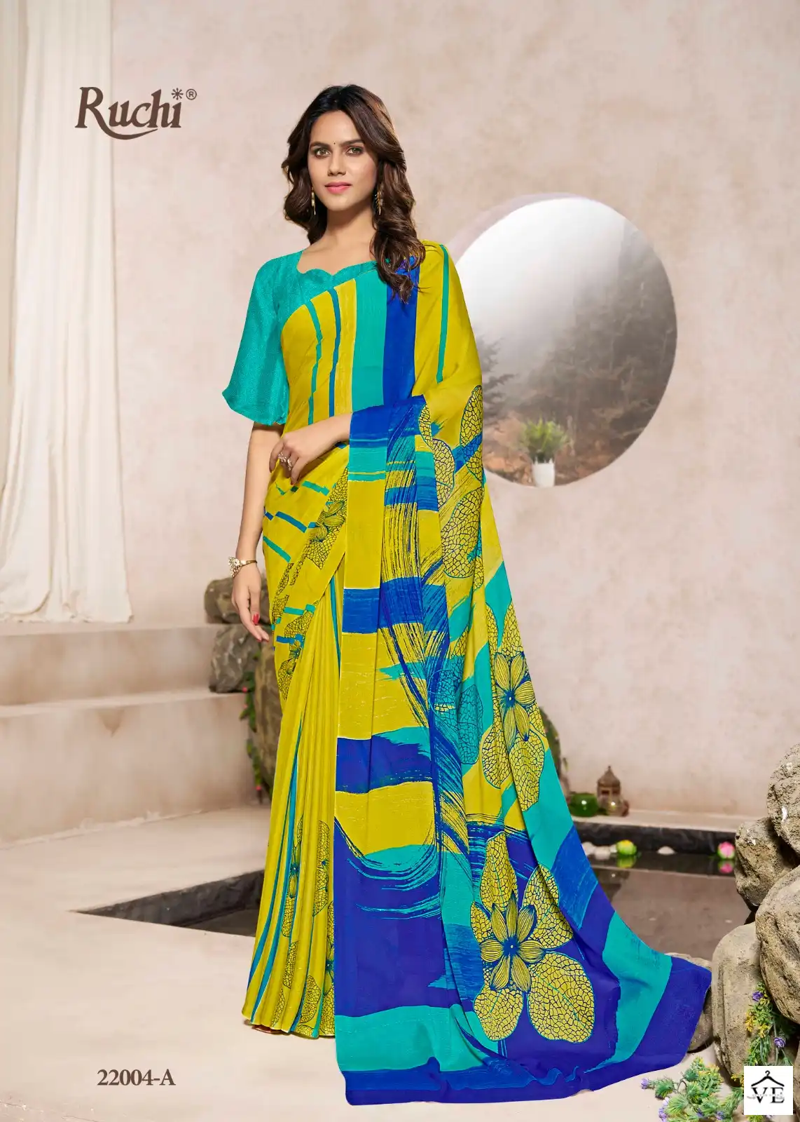 Ruchi Avantika Silk -2 Silk Georgette Wholesale Saree Catalog — Wholesale Sarees, MPA wholesale from Surat - Gallery Image 9