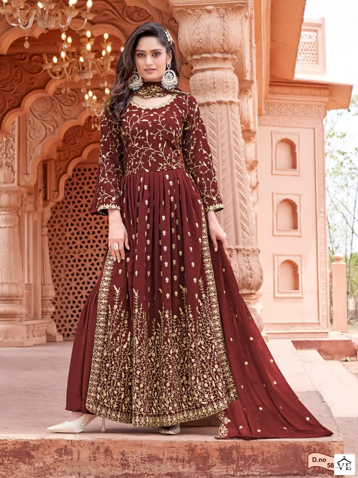 Twisha Aanaya 5800 Series Faux Georgette Wholesale Designer Salwar Suit Catalog — Wholesale Salwar Suits, MPA wholesale from Surat - Gallery Image 2