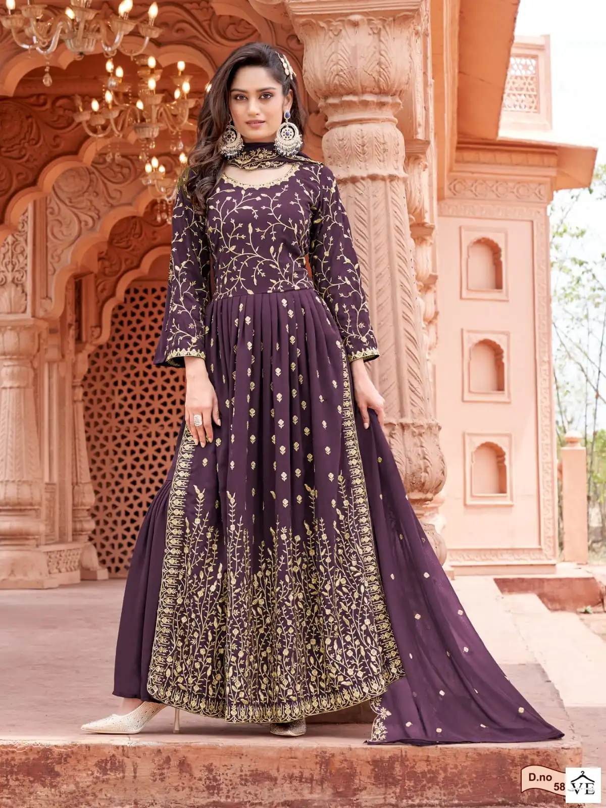 Twisha Aanaya 5800 Series Faux Georgette Wholesale Designer Salwar Suit Catalog — Wholesale Salwar Suits, MPA wholesale from Surat - Gallery Image 3