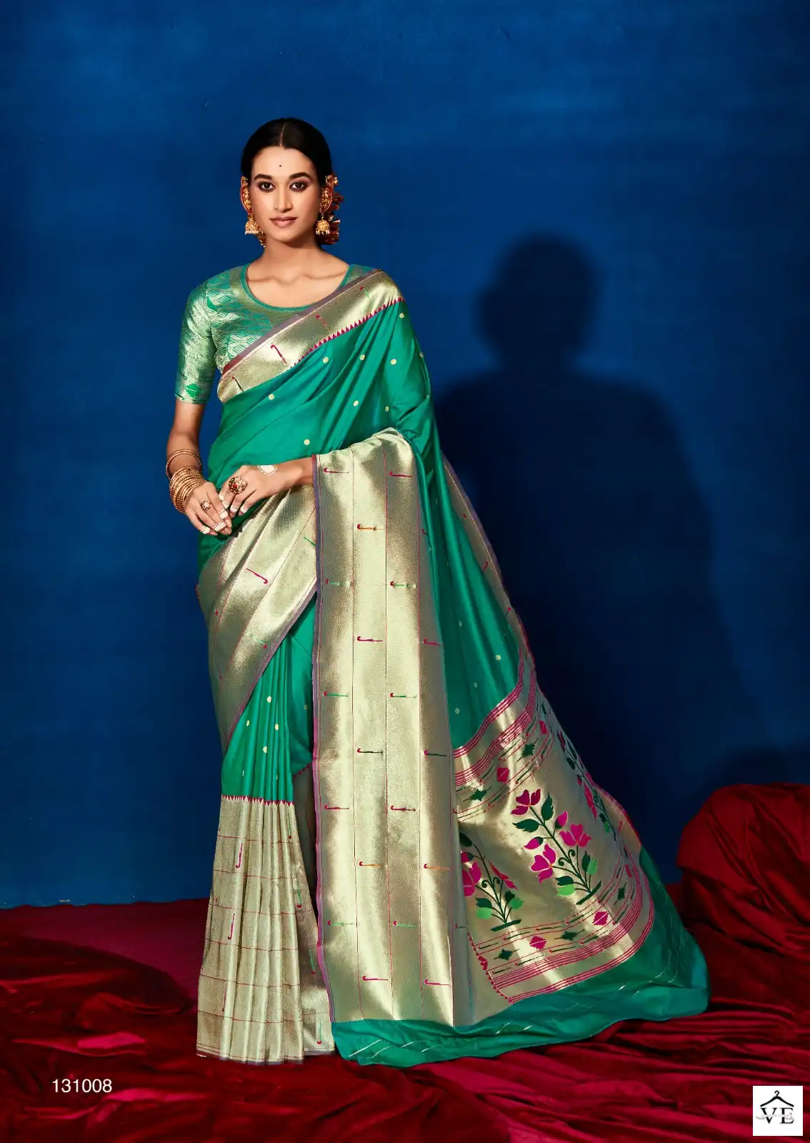 Rajpath Aarya Silk Soft Paithani Silk Wholesale Saree Catalog — Wholesale Sarees, MPA wholesale from Surat - Gallery Image 8