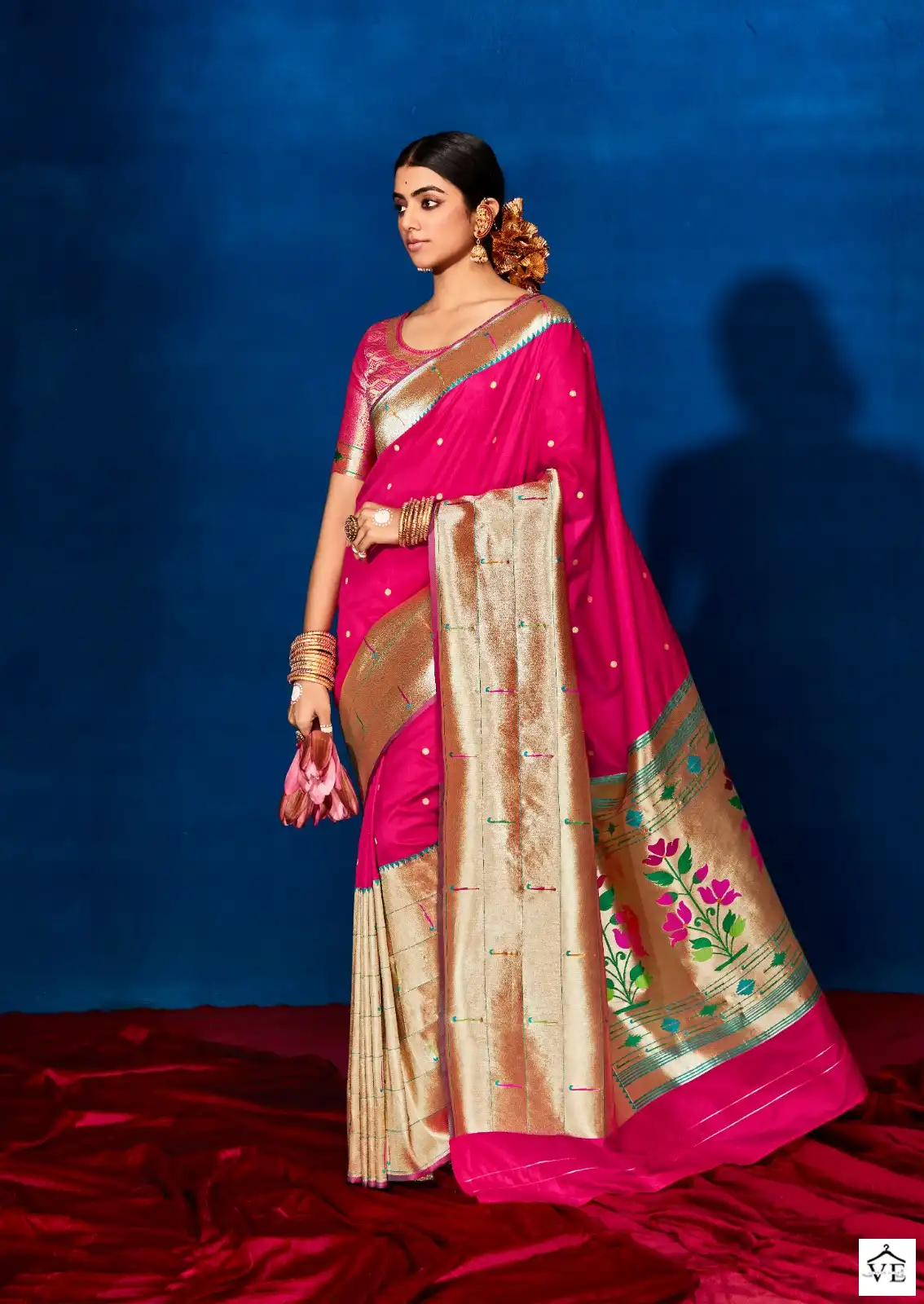 Rajpath Aarya Silk Soft Paithani Silk Wholesale Saree Catalog — Wholesale Sarees, MPA wholesale from Surat - Gallery Image 4