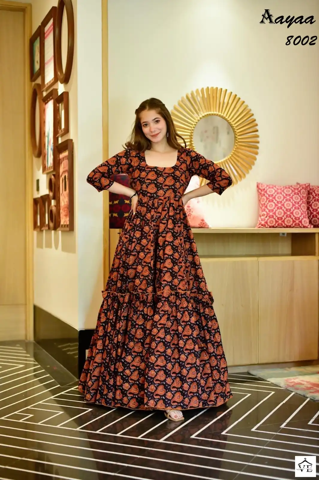 Aayaa Vol 8 Cotton Silk Wholesale Gown Catalog - Image 2