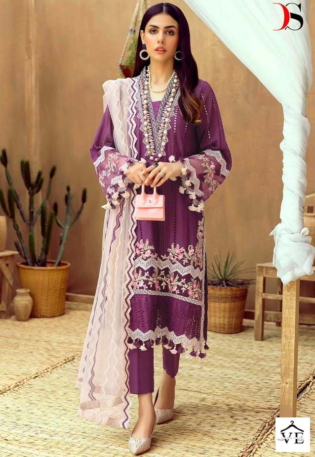 Deepsy Adan’S Libas Lawn 23 Pure Cambric Cotton Wholesale Pakistani Salwar Suit Catalog — Wholesale Salwar Suits, MPA wholesale from Surat - Gallery Image 5